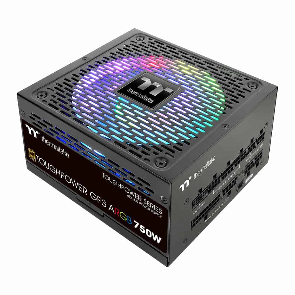 (image for) Thermaltake Toughpower GF3 ARGB 750 Watt Fully Modular PCIe Gen 5 ATX3.0 80+ Gold PSU/Power Supply